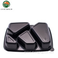 Good Sealing 4 Compartment Bento Box Food grade Microwave PP plastic takeaway food box Manufactory